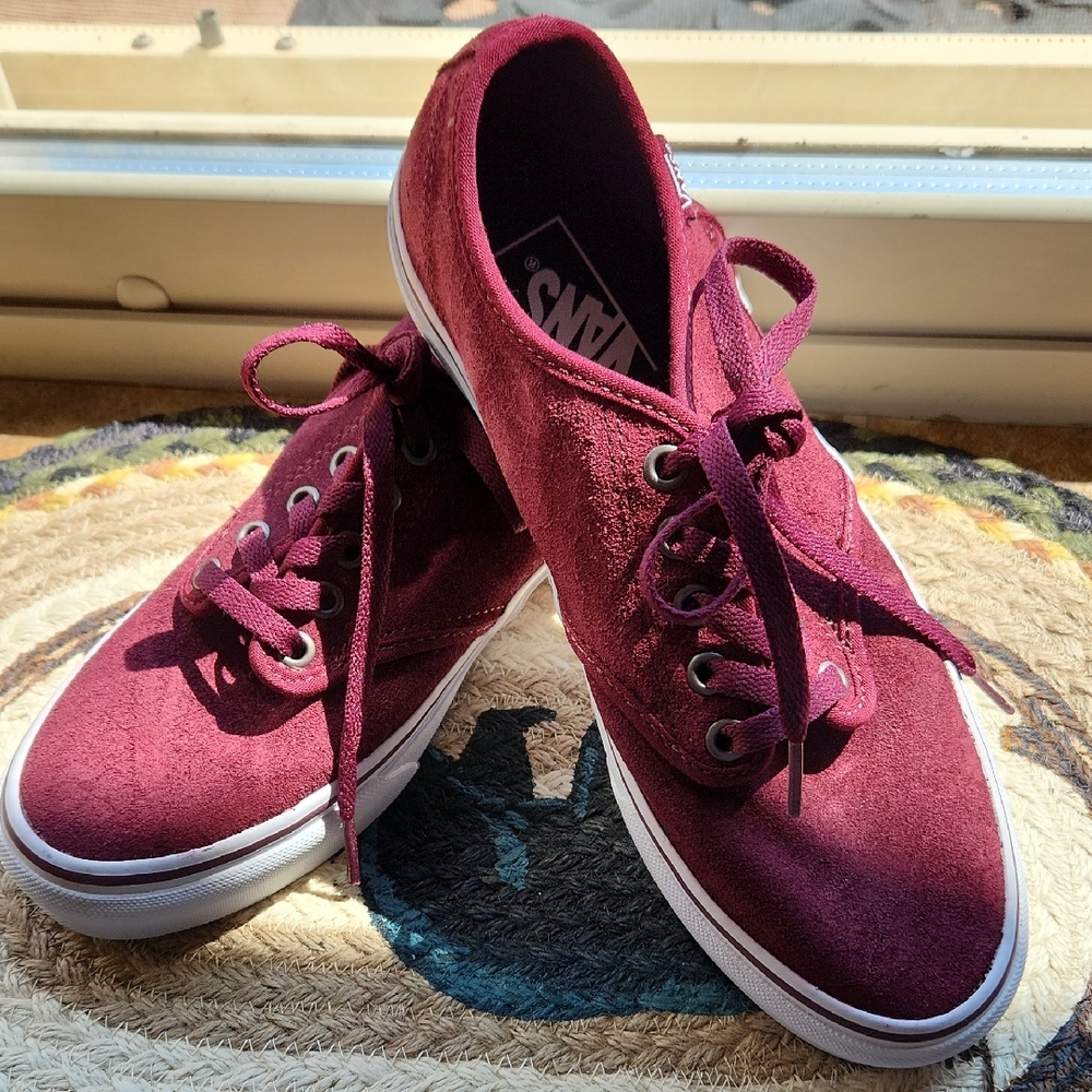 Vans Women's Deep Red Sneakers